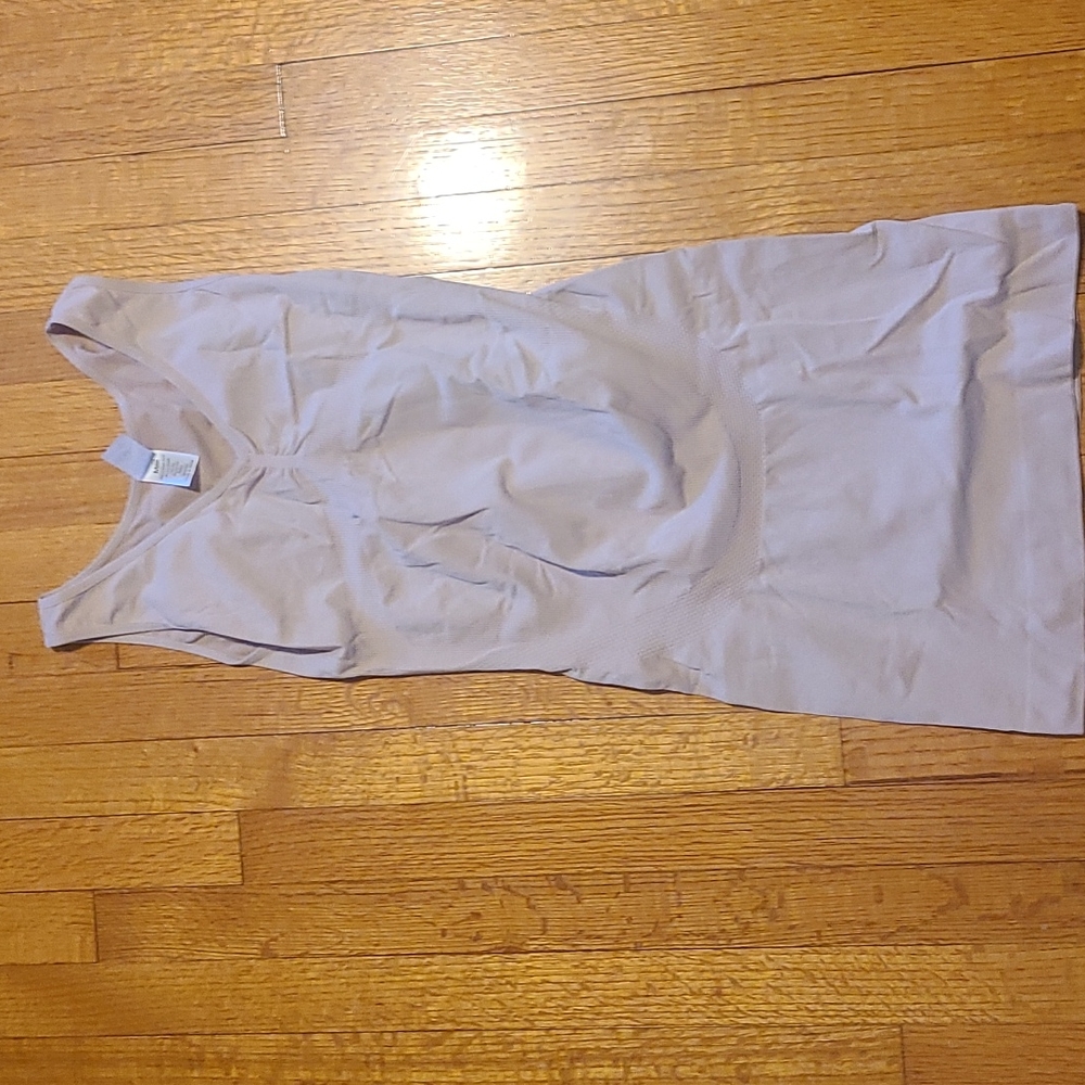 Nude stretch maternity slip